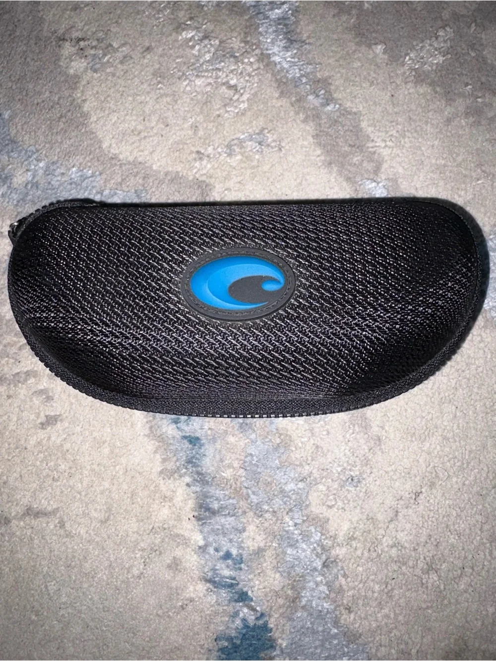Costa Black Hard Shell Sunglass Case with Blue Logo